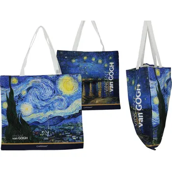Carmani® Carmani - Látková taška, V. van Gogh, Starry night - 40*43 cm
