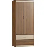 Skříň šatní kombinovaná ořech ecco/dub milano KOALA 11