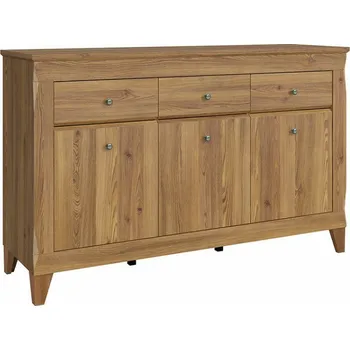 Komoda Brwcz BERGEN KOM3D3S modřín sibiu zlatý / 5BAL /