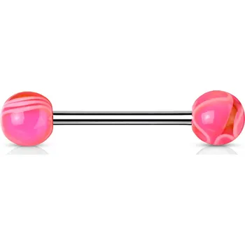 Piercing Šperky4U Piercing do jazyka akrylát - PJ01096-P