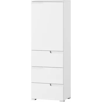 Koupelnový nábytek Skříňka nízká bílý lesk/bílá SELENE 11