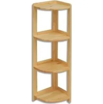 Obývací pokoj Drewmax Rohový regál RG134 masiv (Barva dřeva: Borovice)