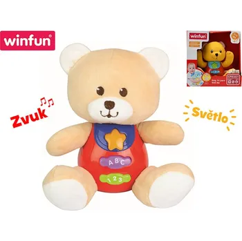 Hračka pro nejmenší Medvídek 18 cm na baterie