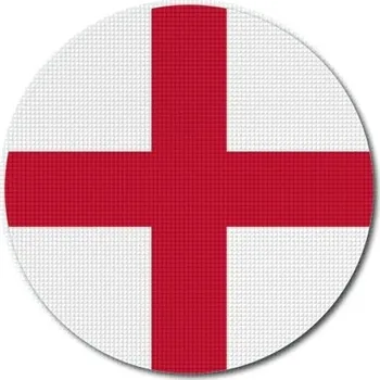 Vlajka Pelisport Anglická vlajka kulatá tisk ø 45 mm