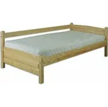 Drewmax Dřevěná postel 90x200 LK132 (Barva dřeva: Borovice)