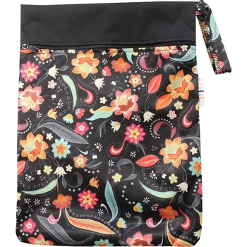 Pytel na pleny Breberky Pytel PUL - Noční květy L