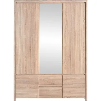 Šatní skříň Brwcz KASPIAN SZF5D2S dub sonoma