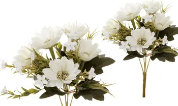 Umělá květina Autronic Kapské kopretiny 25 cm smetanové
