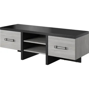 Televizní stolek Eoshop RTV stolek 150 Leno, norská borovice Černá / Kalhult