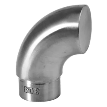 Zábradlí Ukončení obloukové 90 ° na trubku ø 42.4mm, broušená nerez K320 / AISI304