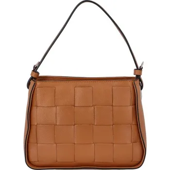 Stylová kožená kabelka Dorota, koňakově hnědá