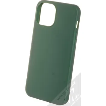 Pouzdro na mobilní telefon 1Mcz Matt TPU ochranný silikonový kryt pro Apple iPhone 13 mini tmavě zelená (forest green)