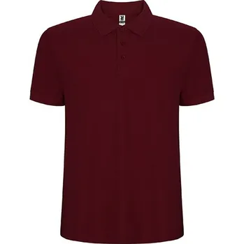 Pánské tričko ROLY Polokošile Pegaso, krátký rukáv, pánská E6609-57-M M Granátová