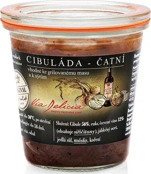 Nakládaná potravina Via Delicia Cibuláda čatní 260 g