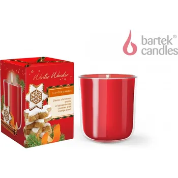 Svíčka Vonná svíčka EXCLUSIVE - WINTER WONDER 150 g - perníčky & pomeranč (vonná svíčka / doba hoření 30 hodin)