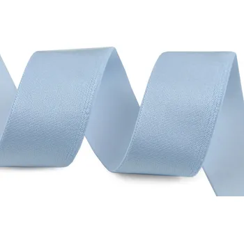 Saténová pruženka šíře 25 mm, barva 5 modrá světlá