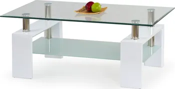 Konferenční stolek Halmar Diana H bílý/sklo