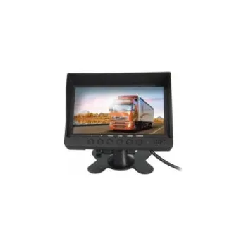 Monitor 7" LCD 16:9 monitor s dálkovým ovladačem k bezpečnostním a auto-moto kamerám, špionážní technice, k DVD - TFT M07