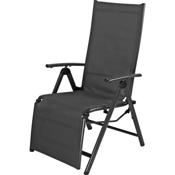 Zahradní nábytek DEMA Zahradní polohovací křeslo Corona, černé