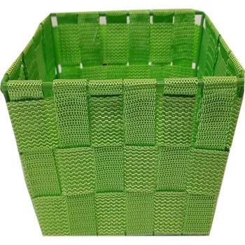 Top textil Košík zelený 32x23x11