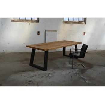 Jídelní stůl HAHNHOLZ Jídelní stůl z recyklovaného dubového dřeva Objednat v délce: 180 cm, šířka: 80 cm, výška: 60 cm