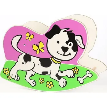 Dětská houpačka Houpadlo Kočkopes pro děti dřevo Novinka