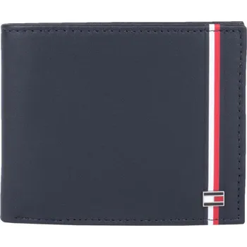 Peněženka Tommy Hilfiger TH Established Signature Small Leather Wallet Desert Sky