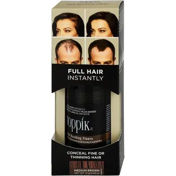 Vlasová regenerace TOPPIK vlasová vlákna Medium brown, 12g