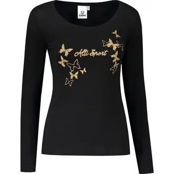 Dámské triko ALTISPORT CARRYOVER ALW011169 ČERNOZLATÁ XS