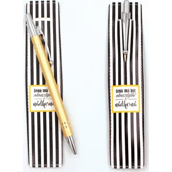 Nekupto Dárková propiska Proužky Buď jedinečná