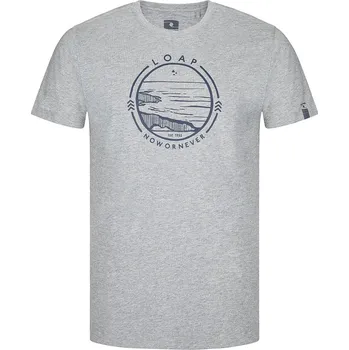 Pánské triko LOAP BOWIE ŠEDÁ MELÍR S