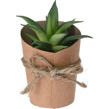 umělá květina H&L Sukulent v natur květináčku, varianta D