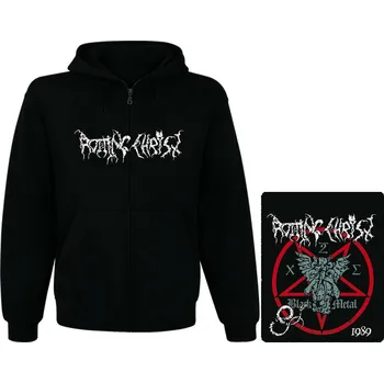 Pánská mikina mikina s kapucí a zipem Rotting Christ - 1989