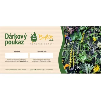 Dárkový potravinový koš Dárkový poukaz tištěný 1000Kč