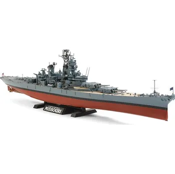 Plastikový model Tamiya 1/350 U.S. Battleship BB-63 Missouri (okolo 1991)