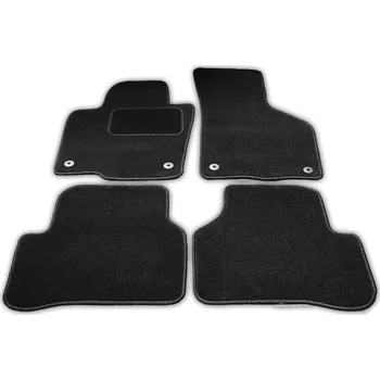 autokoberec Carvin Textilní autokoberce Peugeot e-2008 2020- Obšití: Zelený lem, Fixace: Bez fixací