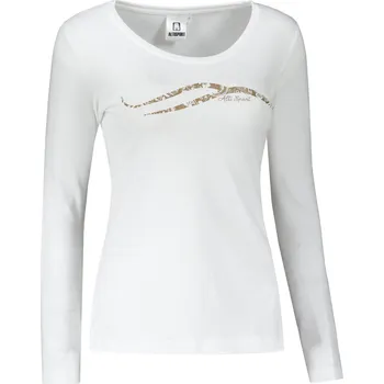 Dámské tričko Dámské triko s dlouhým rukávem ALTISPORT CARRYOVER ALW001169 BÍLÁ S