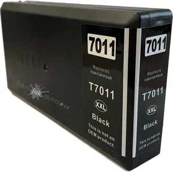 Epson T7011 cartridge černá - kompatibilní