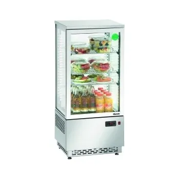 Bartscher 700.478G Chladící minivitrína - 78 litrů - nerezová