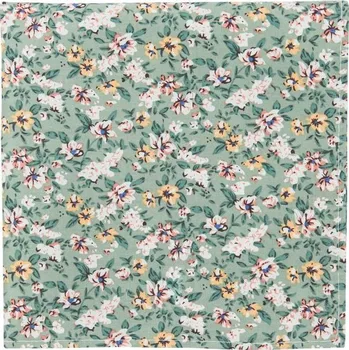 Šátek Bubibubi Zelený kapesníček do saka Sage Garden