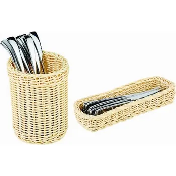 Příbor PGX 2005 079 Košík na příbory z polyratanu kulaté