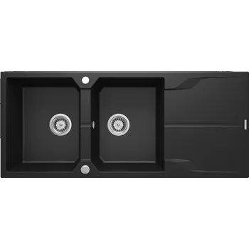 Granitový dřez Granitový dřez Deante ANDANTE ZQN G213 černá metalická