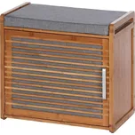 Šedo-hnědý bambusový botník s lavicí Bahari – Wenko ID_1221528