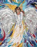 Zuty Malování podle čísel Andělská žena…