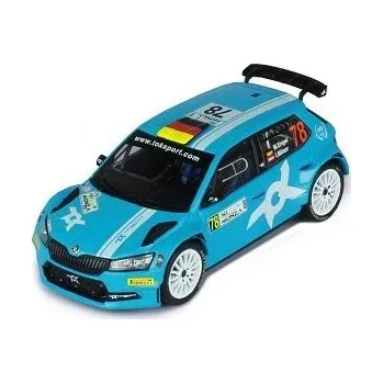 autíčko IXO Models ŠKODA FABIA R5 EVO #78 M. ENGEL-I. MINOR ACI RALLY MONZA 2020 779