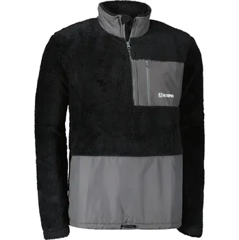 Pánská mikina Pánská fleece mikina ALTISPORT HONOB MSWU307 ČERNÁ L