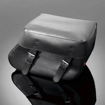 Zavazadlo na motocykl Highway Hawk H02-2616 Brašny Florida Tek kůže černá 2ks - Černá