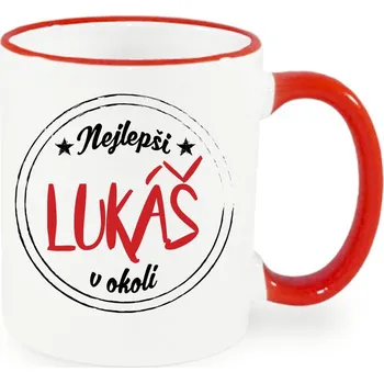Hrnek - Nejlepší Lukáš v okolí Barva: Červená