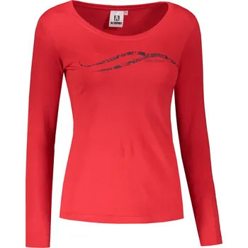 Dámské tričko Dámské triko s dlouhým rukávem ALTISPORT CARRYOVER ALW001169 ČERVENÁ S