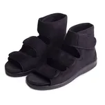 Vlnka Otevřená kotníková černá